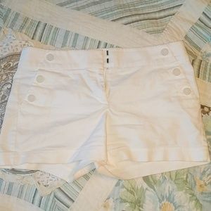 White Loft shorts